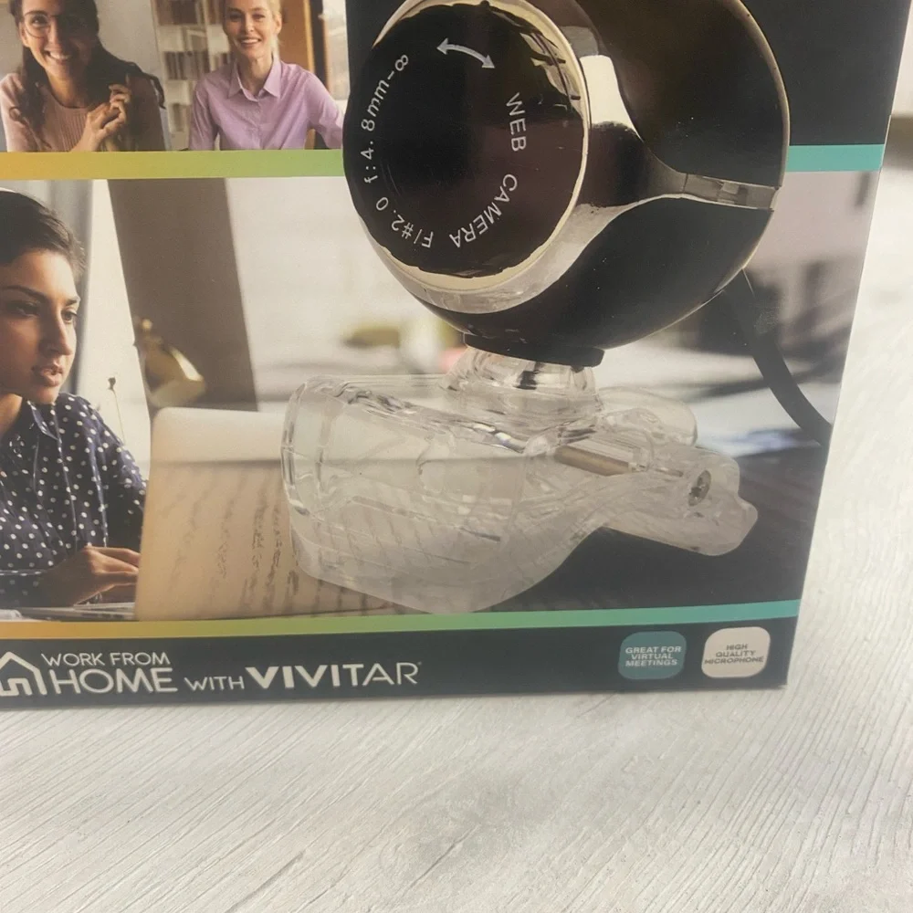Vivitar Black Clip-On Digital Webcam